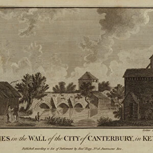 Arches in the Wall of the City of Canterbury, in Kent (engraving)