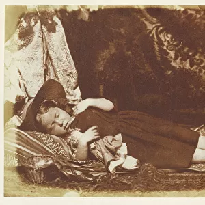 The Bedfellows, c. 1843-47 (salted paper print from calotype negative)