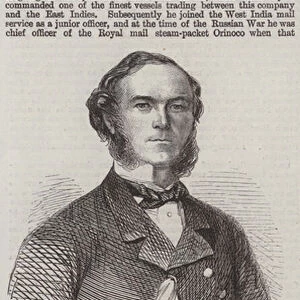 Captain Moir, of the Trent (engraving)