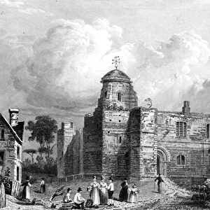 Colchester Castle, Essex, engraved by John Carr Armytage, 1832 (engraving)