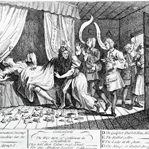 Cunicularii or the Wise Men of Godliman in Consultation, 1726 (engraving)