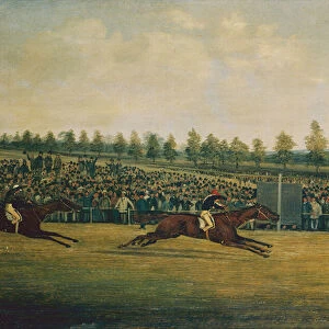 The Doncaster St Leger, 1850 (oil on canvas)