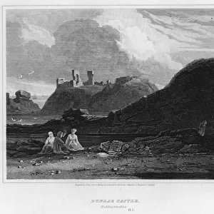 Dunbar Castle, Haddingtonshire (engraving)