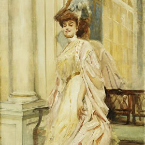 An Elegant Lady, 1905 (oil on canvas)