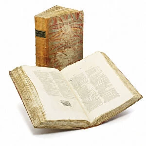 First edition of Samuel Johnson s, A Dictionary of the English Language