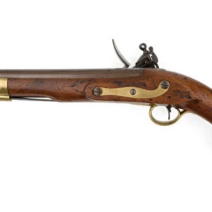 Flintlock pistol, post 1802 for East India Company, New Land Pattern lock (pistol, flintlock, . 65 in New Land pattern)