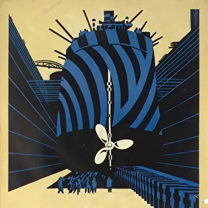 German poster for an exhibition of English Graphics for the Board of Trade and the British Museum, 1923, 1923 (colour lithograph)