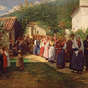 The Golden Wedding (oil on canvas)