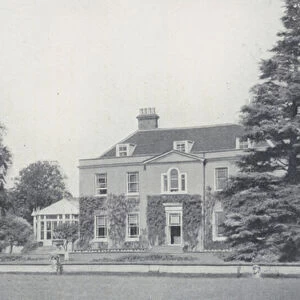 The Home of Mrs Humphry Ward, Stocks House, Tring (b / w photo)