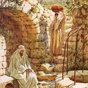 Jesus resting by Jacobs Well
