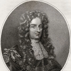Laurence Hyde, engraved by Bocquet, illustration from A catalogue of Royal and Noble Authors