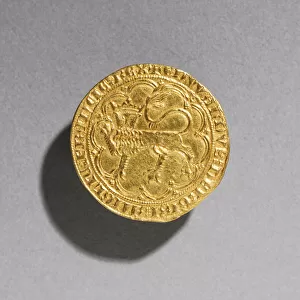 Leopard d Or of Edward III of England (obverse), 1360 (gold