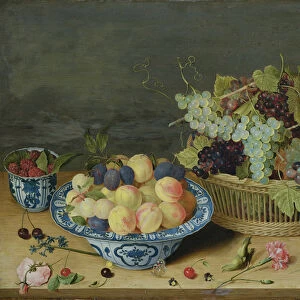 Still Life with Fruit (oil on panel)