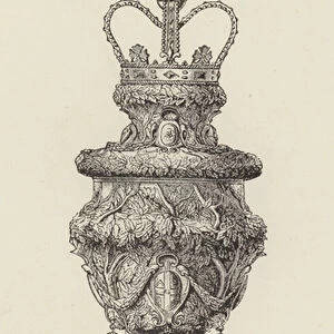 Loving Cup presented to the Barbers by Charles II (engraving)