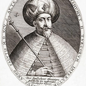 Mehmed III. Sultan, Ottoman Empire. Portrait