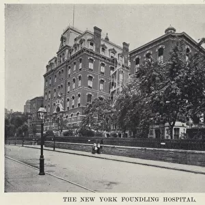 The New York Foundling Hospital (b / w photo)