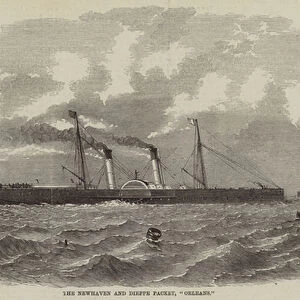 The Newhaven and Dieppe Packet, "Orleans"(engraving)