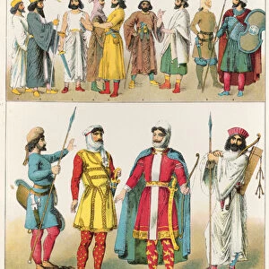 Persian Dress, from Trachten der Voelker, 1864 (colour litho)