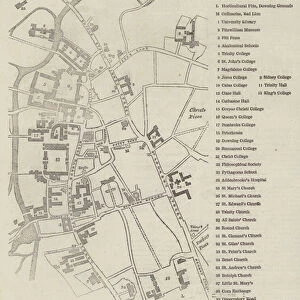 Plan of Cambridge (engraving)