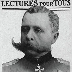 Portrait of General Paul von Rennenkampf (1854-1918), commander-in-chief of Russian troops in Eastern Prussia during the First World War. Photography In " Lectures pour tous" of December 19, 1914