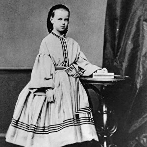 Portrait of Grand Duchess Maria Alexandrovna of Russia (1853-1920). Albumin Photo, 1861-1864. Russian State Film and Photo Archive, Krasnogorsk