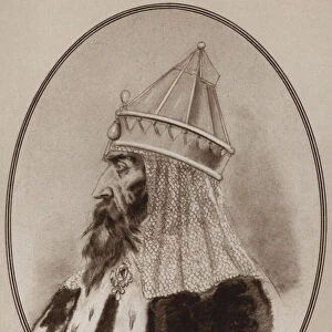 Portrait of Ivan the Terrible (litho)