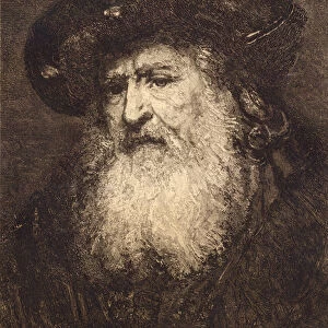 Portrait de Vieillard in the Dresden Gallery (litho)