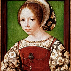 Portrait of a young princess, probably Dorothea of Denmark (Painting, 1530)