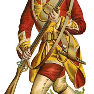 Private of 35th Foot, time of king George II