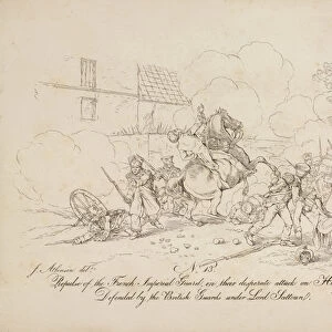 Repulse of the French Imperial Guard, in their desperate attack on Hougoumont