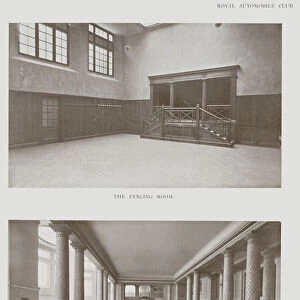 Royal Automobile Club, The Fencing Room, The Swimming Bath (b / w photo)