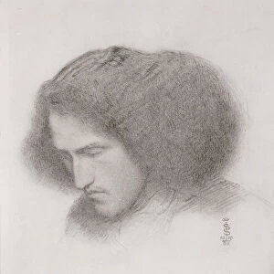Self Portrait, 1860 (pencil on paper)