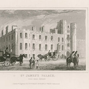 St Jamess Palace in Pall Mall (engraving)