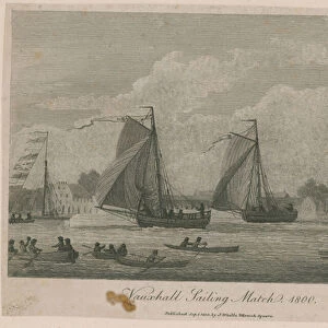 Vauxhall sailing match (engraving)