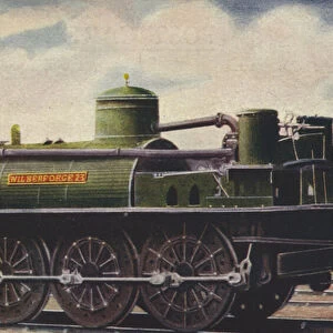 Wilberforce, 0-6-0 steam locomotive of the Stockton and Darlington Railway (colour litho)