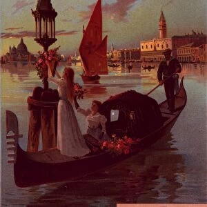 Poster for la Compagnie de l Est : Venise. D Alesi, F. Hugo (1849-1906), Artist