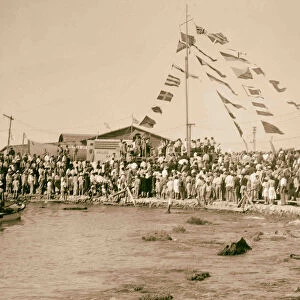 Tel Aviv Jetty celebration 19 1937 Opening ceremony