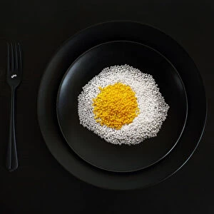 The fried egg for a needlewoman