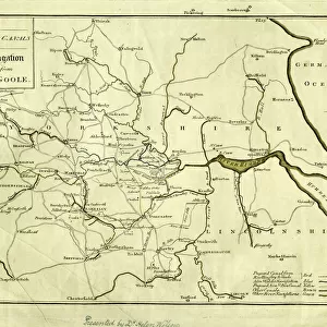 Plan of Navigable Rivers and Canals connected with the Aire and Calder Navigation; with a Proposed Canal from Knottingley to Goole, 1818