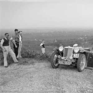 1936 MG TA of the Three Musketeers team taking part in the NWLMC Lawrence Cup Trial, 1937