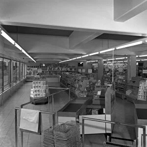 Barnsley Co-op, Penistone branch, South Yorkshire, 1956. Artist: Michael Walters