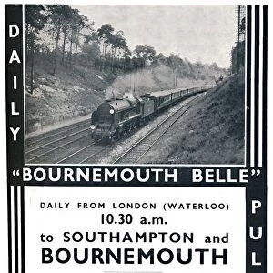 Bournemouth Belle - Southern Railway, 1936