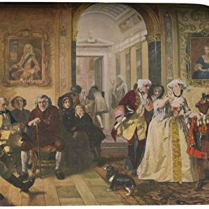 Dr. Johnson in the Ante-Room of Lord Chesterfield, Waiting for an Audience, 1748