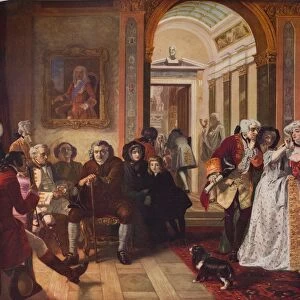 Dr. Johnson in Ante-Room of Lord Chesterfield, 1748, (c1915). Artist: Edward Matthew Ward