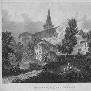 Dunfermline Abby and Mill, 1804. Artist: James Fittler