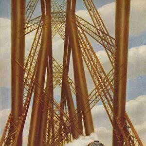 East Coast Express Crossing the Forth Bridge, 1926