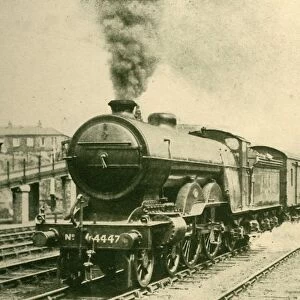 Edinburgh-London Express Leaving York, London and North Eastern Railway, 1930. Creator: H