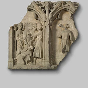 Fragment of an Altarpiece with the Betrayal of Christ and the Suicide of Judas, 1300 / 1325