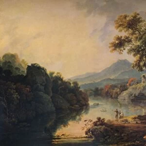 Llanberis Lake and Dolbardarn Castle, 1766, (1938). Artist: Richard Wilson