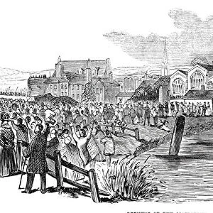 Opening of the Maidstone Branch Railway, 1844. Creator: Unknown